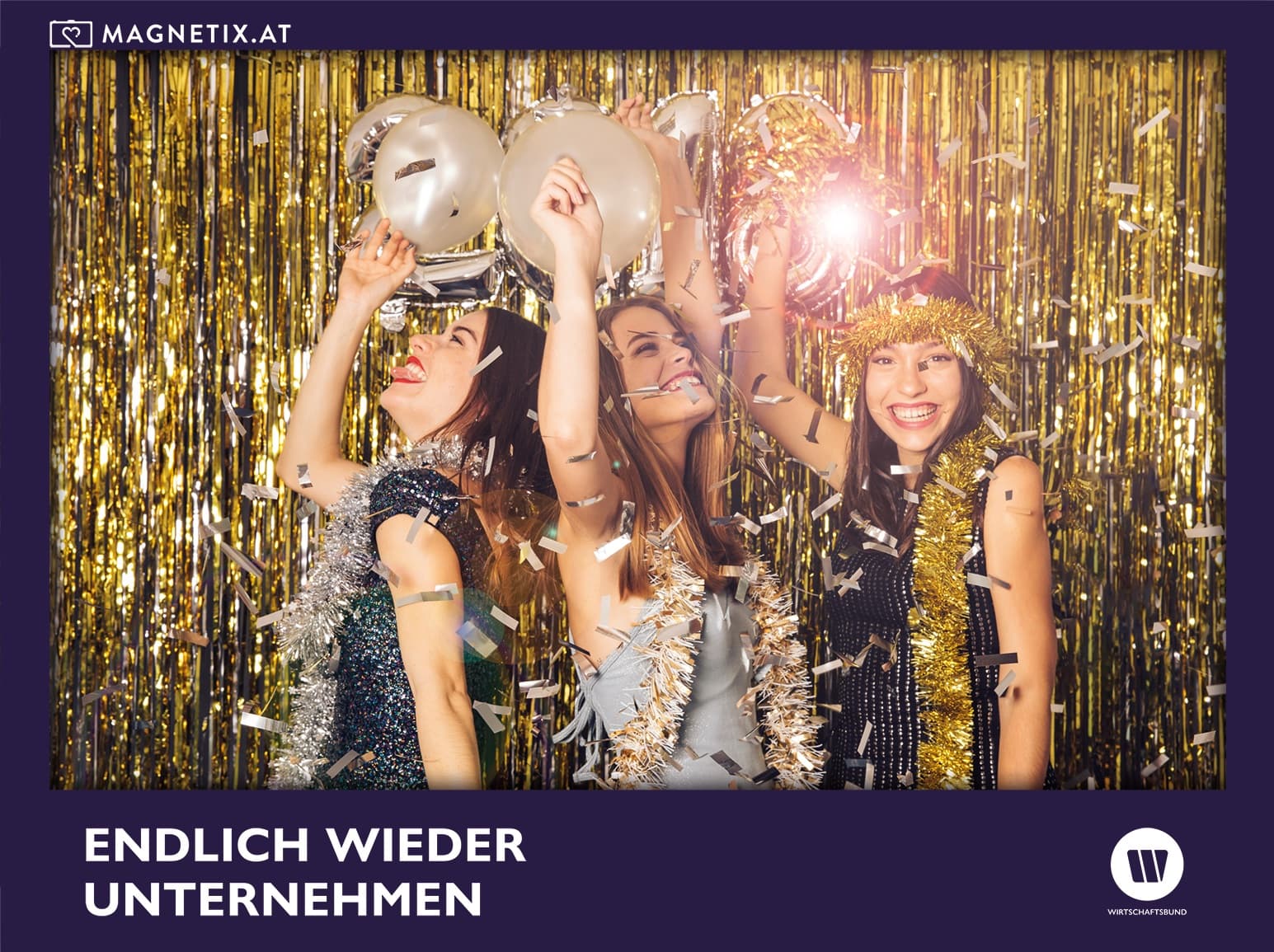 Magnetix Fotomagnet-Rahmen von einem Event